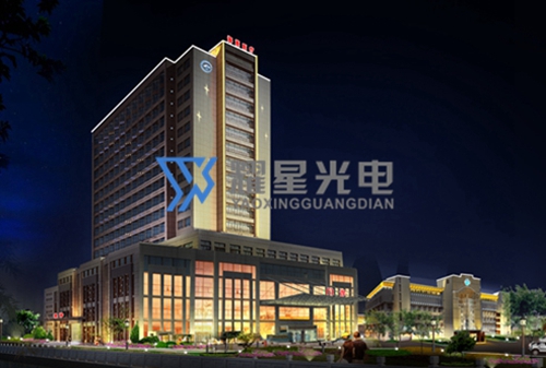 医院楼体亮化-2