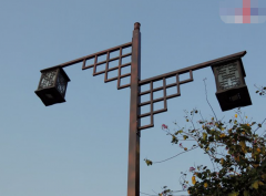 双臂仿古路灯